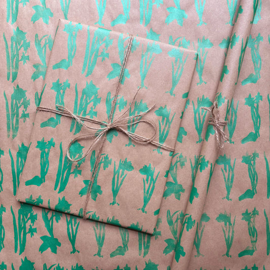 Daffodils Eco Giftwrap