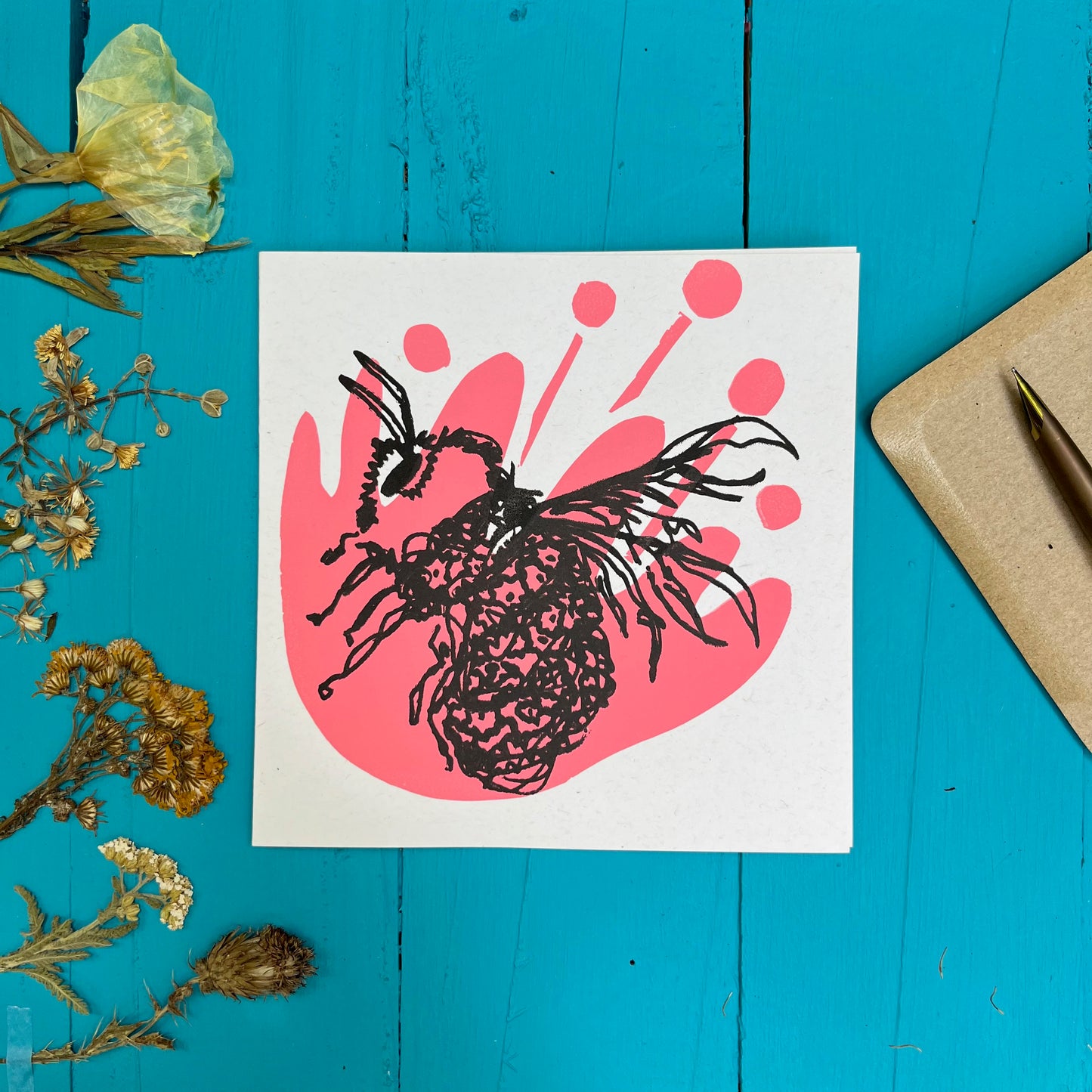 Blooming Bees Cards, by Gem Blastock