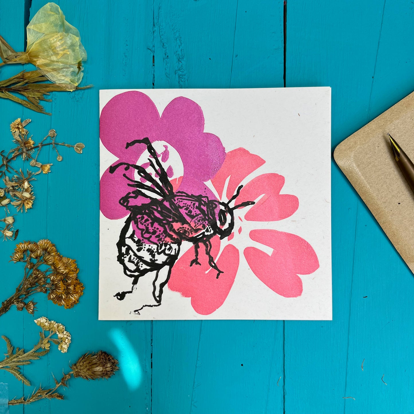 Blooming Bees Cards, by Gem Blastock