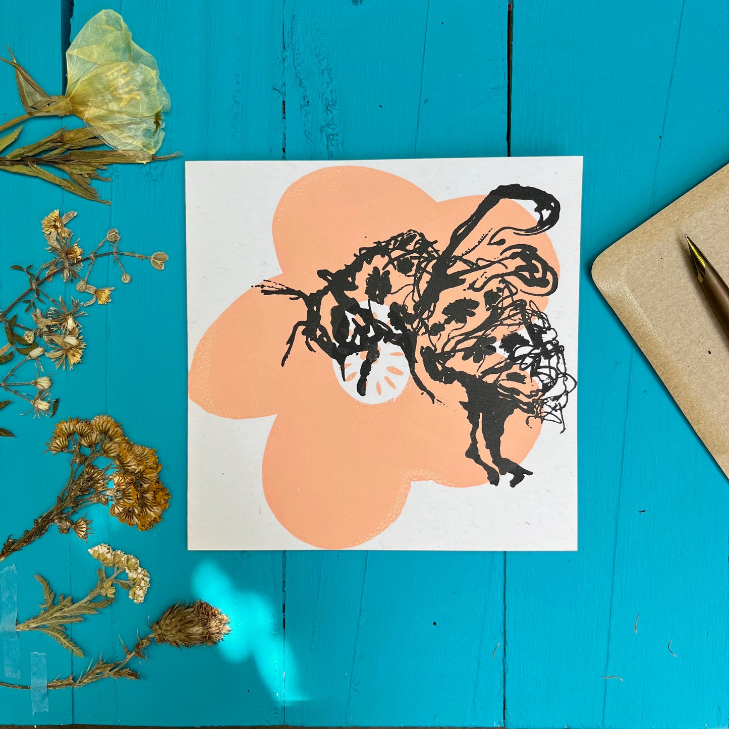 Blooming Bees Cards, by Gem Blastock