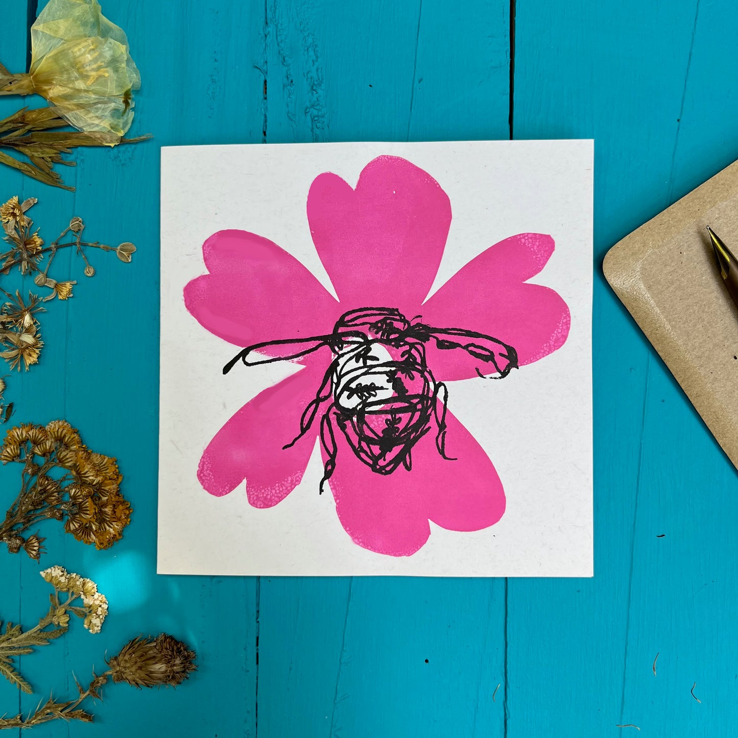 Blooming Bees Cards, by Gem Blastock