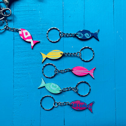 Fish Keyrings by Gem Blastock