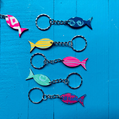 Fish Keyrings by Gem Blastock