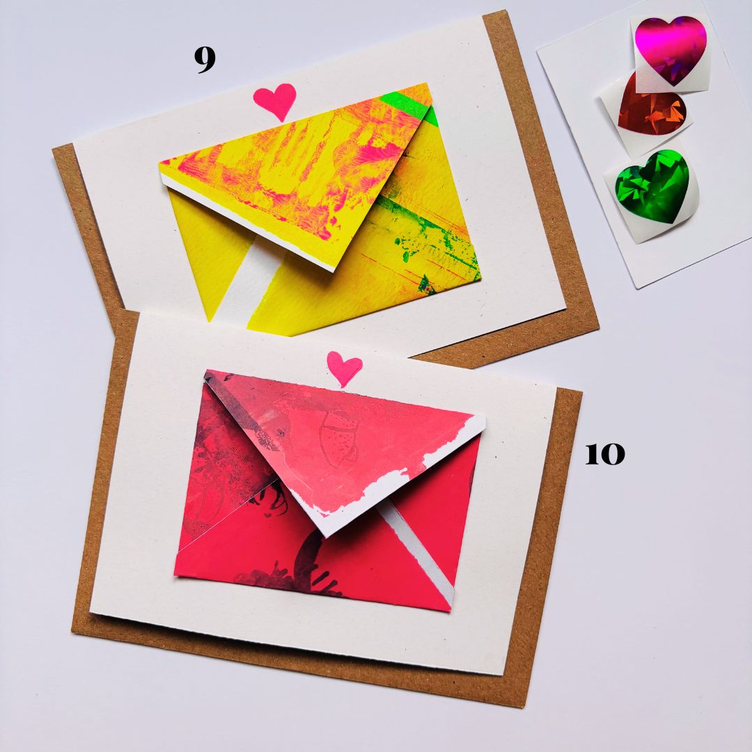 Handmade Valentine’s Mini Envelope Card by Gem Blastock