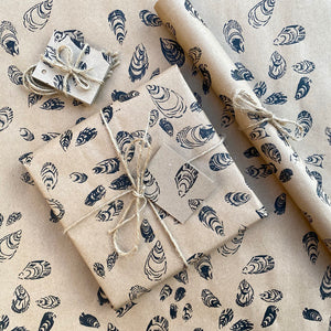 Seashell Eco Wrapping Paper by Gem Blastock