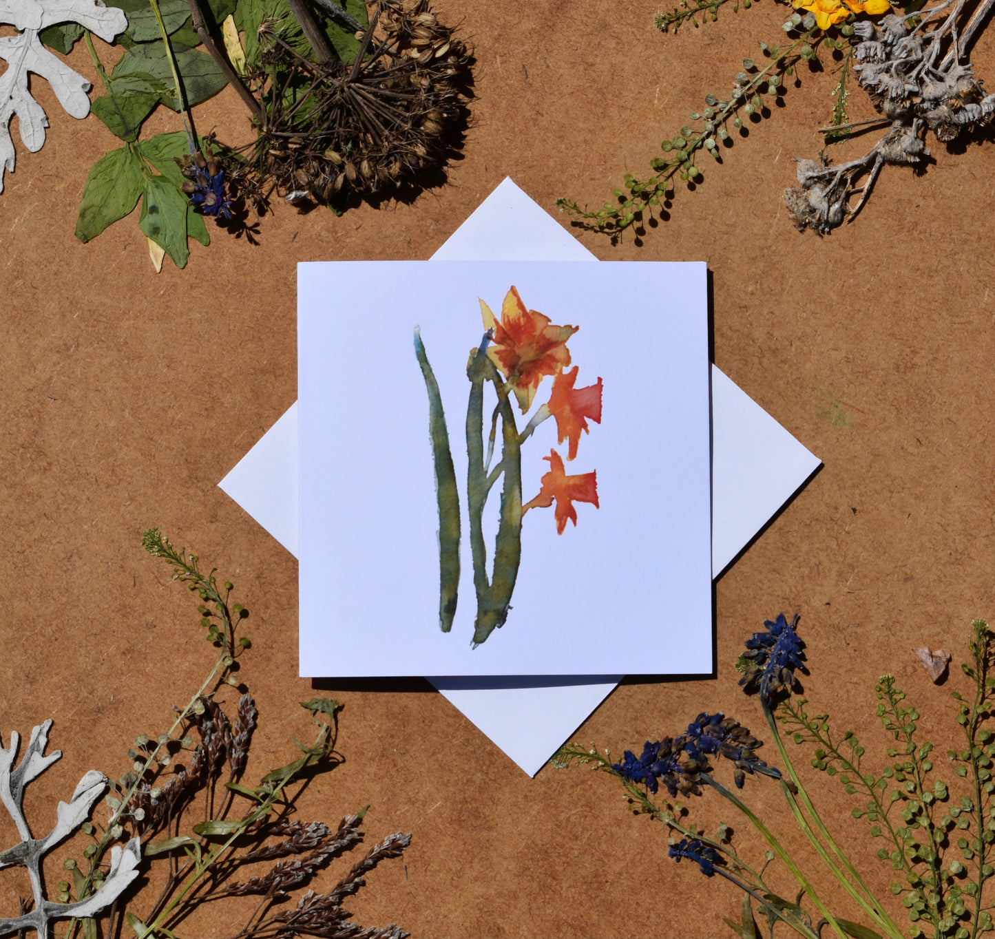 Botanical greeting cards