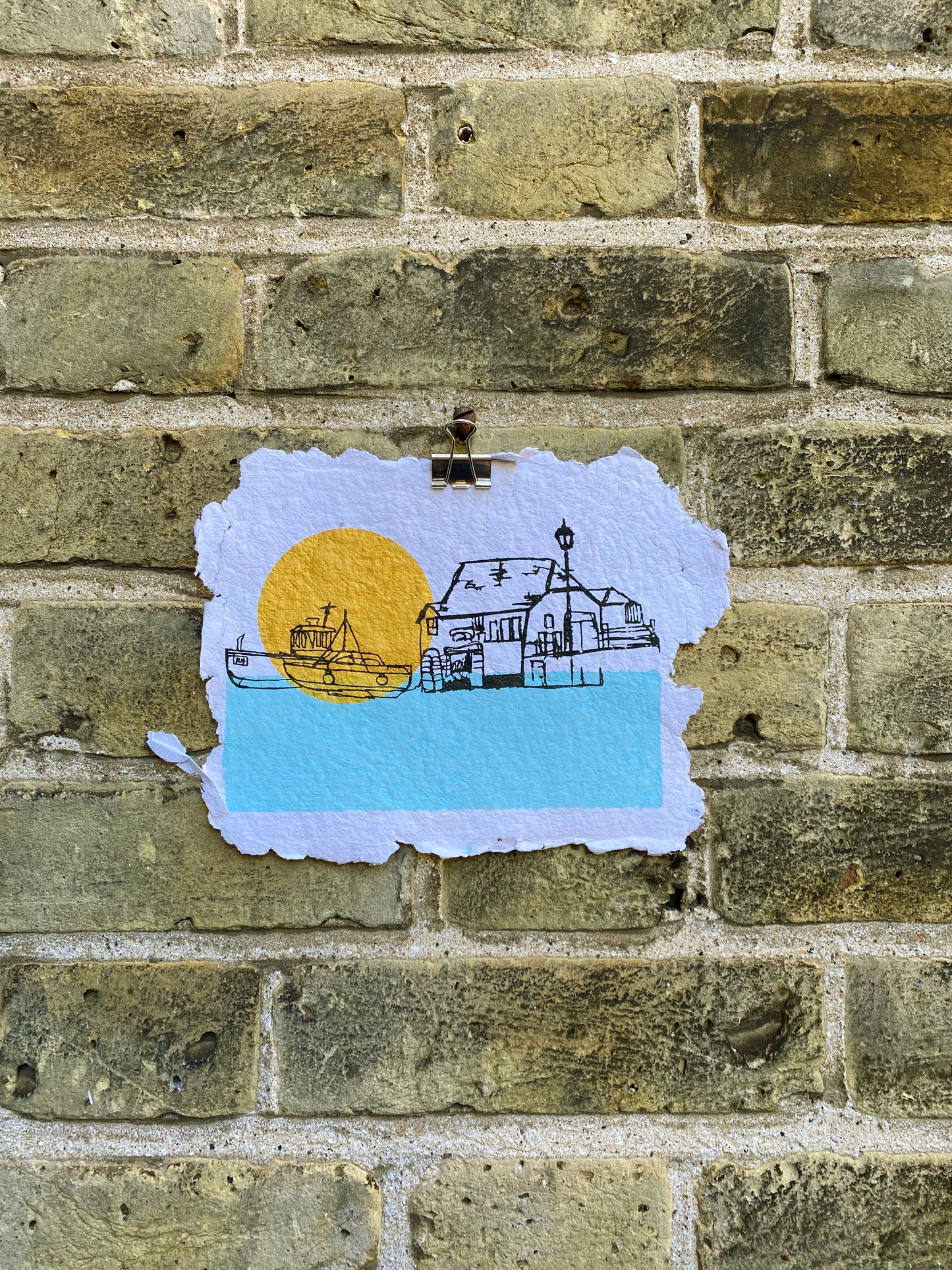 Broadstairs Old Lookout sustainable 3 colour edition print