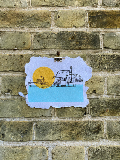 Broadstairs Old Lookout sustainable 3 colour edition print