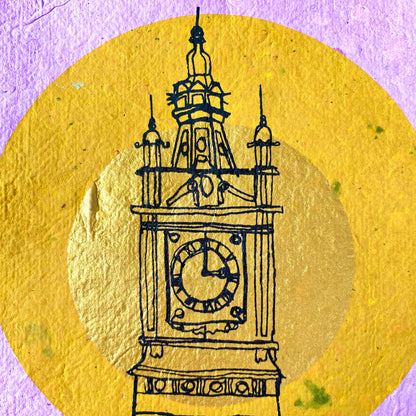 Margate Clock Tower, sustainable 4 colour print edition.