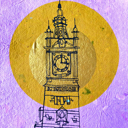 Margate Clock Tower, sustainable 4 colour print edition.