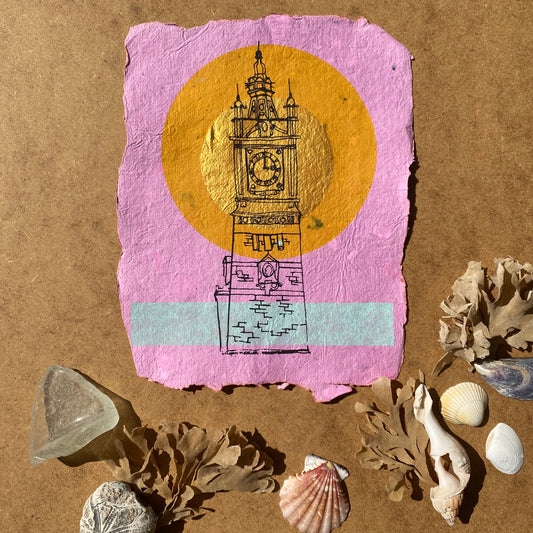 Margate Clock Tower, sustainable 4 colour print edition.