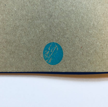 Hermit Crab A5 Handprinted Journal / Sketchbook