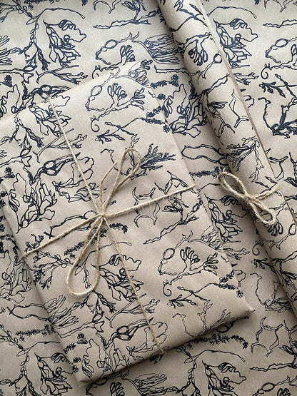 Seaweed Eco Wrapping Paper by Gem Blastock